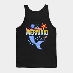 Grandma mermaid Tank Top